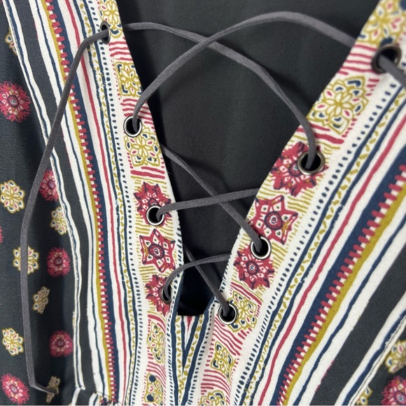 Free People Women's Rain or Shine Printed Dress -Medium - Picture 7 of 13